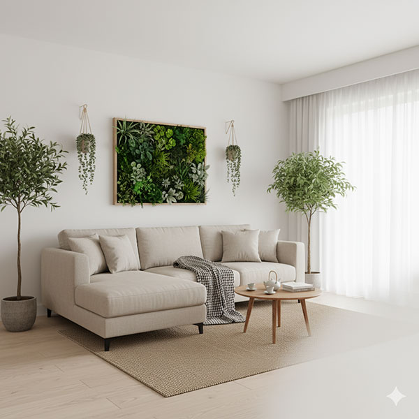 ایده‌های خاص برای تزیین منزل با گیاهان مصنوعی