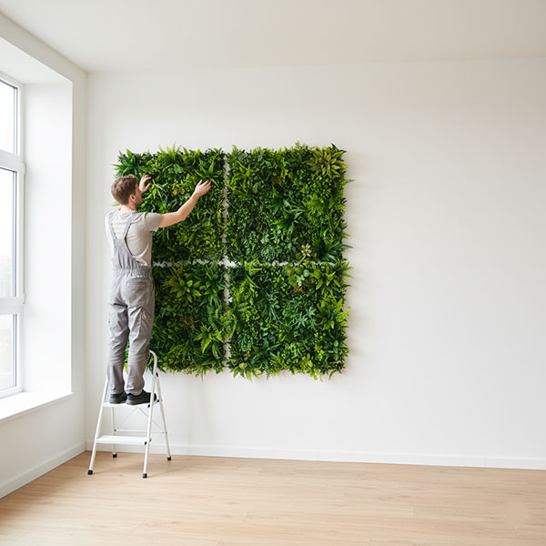 چگونه دیوار سبز مصنوعی نصب کنیم؟ آموزش مرحله‌به‌مرحله